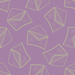 seamless pattern of open envelope vector image