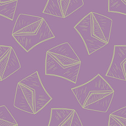 Seamless pattern of open envelope vector