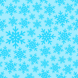 White snowflakes on gradient background seamless vector