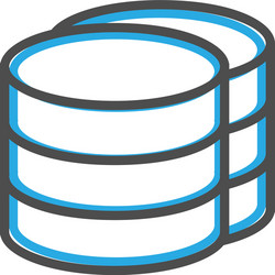 database icon design essential vector image