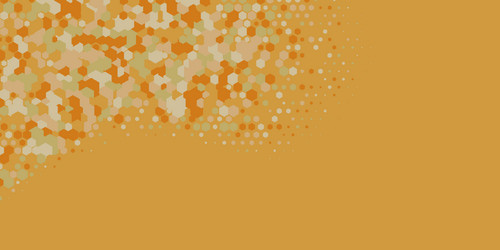Geometric multi size hexagon with color vector