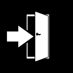 login icon entry and input authorization vector image