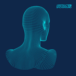 ai digital brain artificial intelligence concept vector image