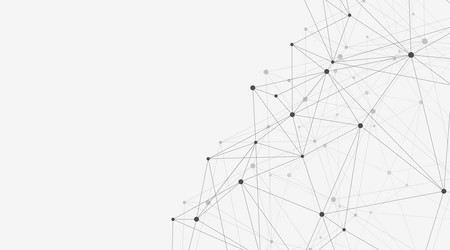 global network connection concept big data vector image
