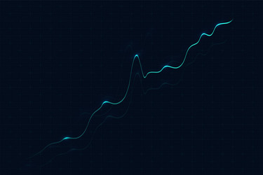 trading graphics background big data vector image