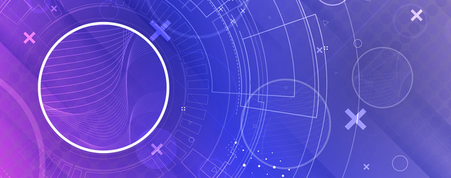 geometric shapes background modern particle vector image