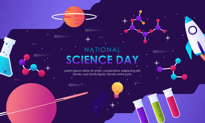 gradient science twitch background design template vector image