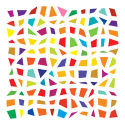 random paving tiles pattern texture revetment vector image