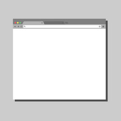 Web browser window Royalty Free Vector Image - VectorStock