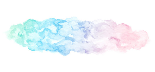 Watercolor Gradient Painting Vector Image