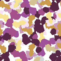 Camouflage seamless pattern irregular shapes vector