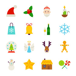 Christmas Holiday Objects Vector Image
