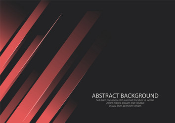 gradient red shape side line with black vector image