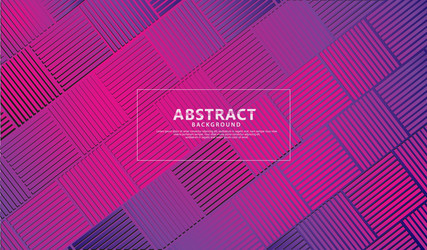 Abstract lines on rectangular shape background vector