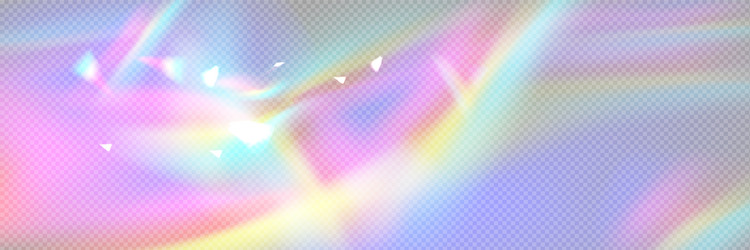 iridescent flare background with overlay effect vector image