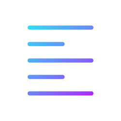 text pixel perfect gradient linear ui icon vector image