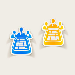realistic design element game craps vector image