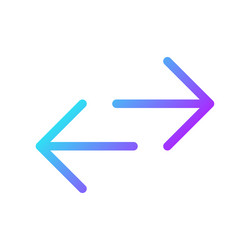 swap languages pixel perfect gradient linear ui vector image