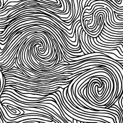 Swirl Line Abstract Pattern vector image