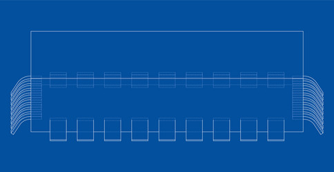 3d microchip rendering vector