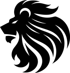 lion logo design symbol of strength and majesty Vector Image