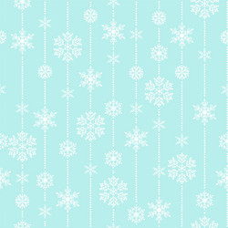 snowflake seamless pattern weather vector image