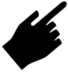 hand click cursor vector image
