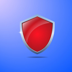 Graphic of shield with dots texture vector
