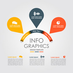 Modern Infographic Template - Data Visualization vector image
