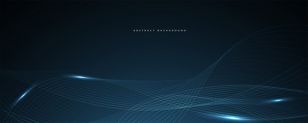 shapes and lines of the future abstract vector image