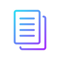 copy pixel perfect gradient linear ui icon vector image
