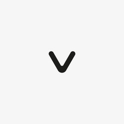 down arrow icon scroll button for website vector image