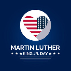 martin luther king jr day template celebrating Vector Image
