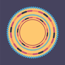 technology colorful round background abstract vector image