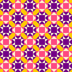 abstract geometric pattern quilt block design vector image