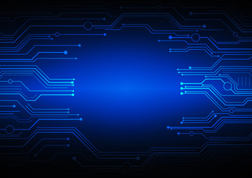 circuit technology background with hi-tech digital vector image