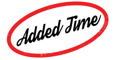 Added time rubber stamp Royalty Free Vector Image