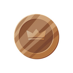 game ui asset gaming user interface coin icon vector image