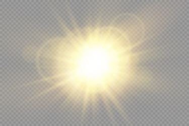  Glow bright light star yellow sun rays Royalty Free Vector Illustration 