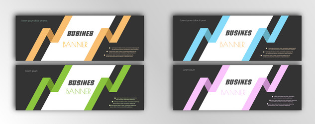 abstract template for the design of a web banner vector image