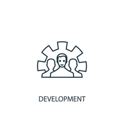 development concept line icon simple element vector