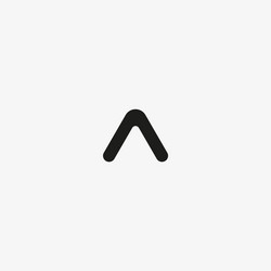 Up arrow icon scroll jump to top button sign vector
