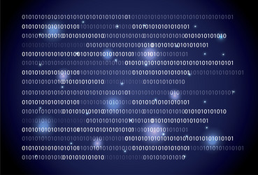 Binary code background vector