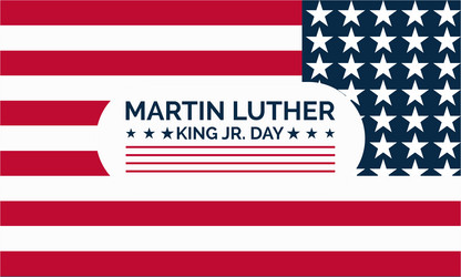 martin luther king jr day template celebrating Vector Image