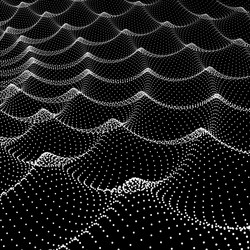 network abstract background 3d technology vector image