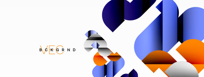 abstract background colorful geometric curve vector image