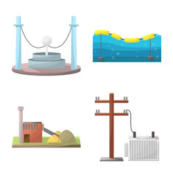 Design energy and alternative icon set vector