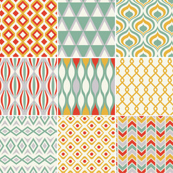 Retro seamless pattern Royalty Free Vector Image