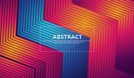 abstract lines on triangle shape background vector