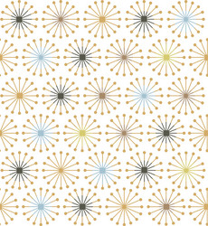 geometric shapes of lines rays forming circles vector image